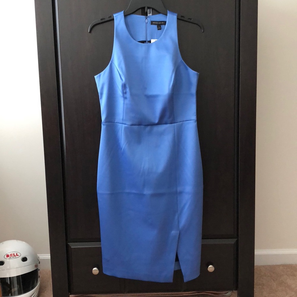 Banana Republic Racer-Neck Sheath dress